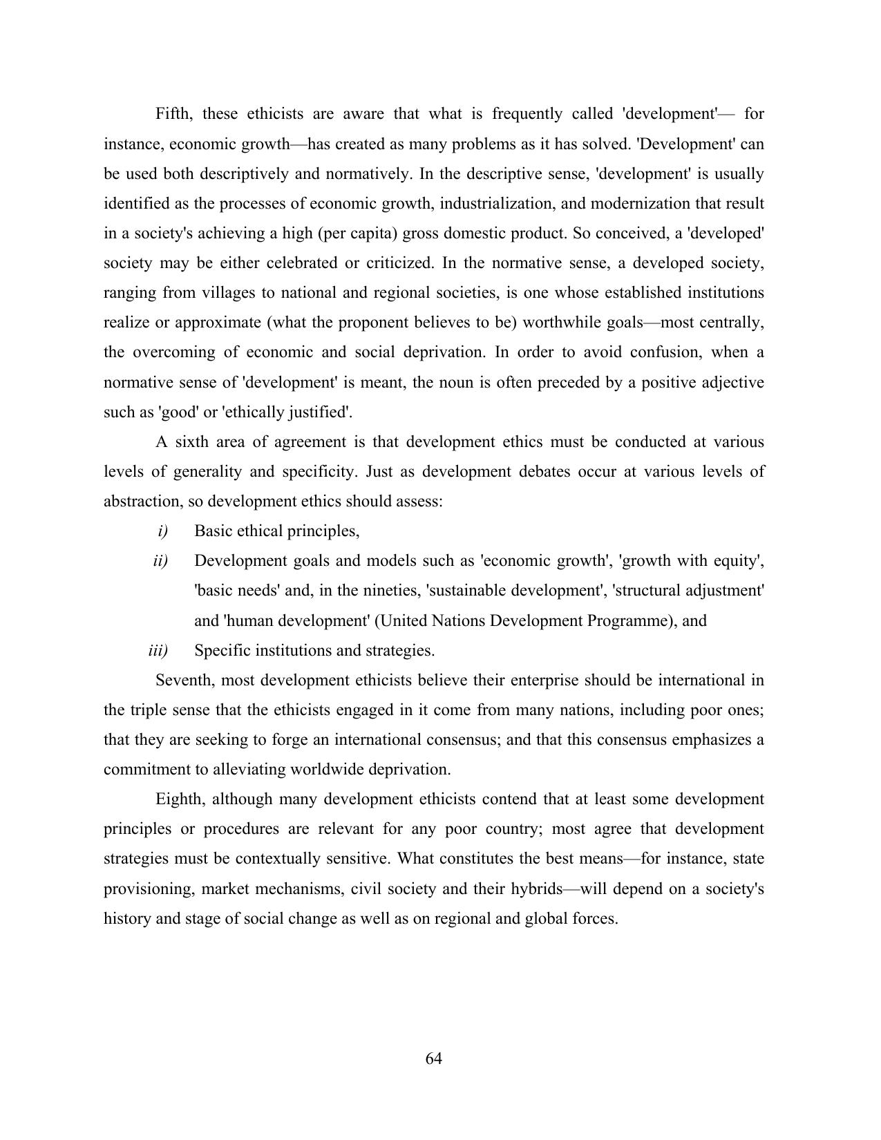 BBM Development Studies Module — page 68 of 76